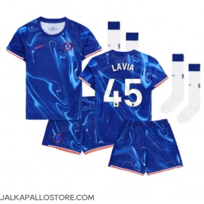 Chelsea Romeo Lavia #45 Kotipaita Lapsille 2024-25 Lyhythihainen (+ shortsit)